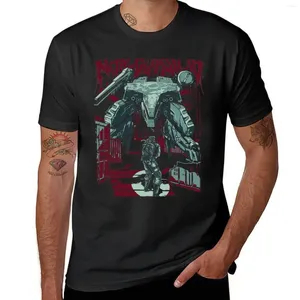 Topcini da uomo Tops Metal Gear Solid Fan Art-Shirt semplice asciugatura rapida Plus dimensioni Summer Black T Shirts Men