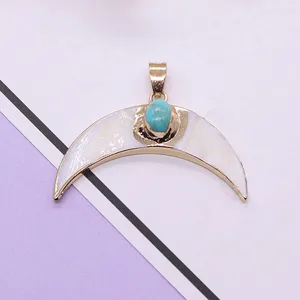 Pendant Necklaces Natural Mother Of Pearl Shell Necklace Charms For Jewelry Making DIY Earrings Fashion Accessories Gifts