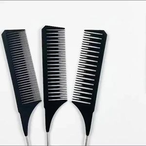 Nuovo nuovo Elight Comb Steel Ago Spolta Ripcate Combent Cascio di capelli per permesso tinto di pettine anti-statico pettine per pettine per capelli per capelli professionisti pettine professionista