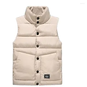 Giubbotti da uomo spessi giubbotto maschio giubbotto di gilet di gilette inverno.