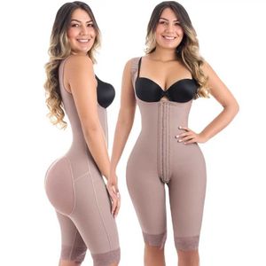 Fajas Colombianas Shaper de barriga de cintura Fazinha de compressão com fivelas de ombro e quadris ajustáveis para modelagem de corpo de perda de peso Q240509