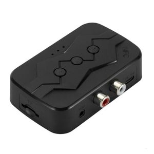 5.0 Multi i en mottagare NFC Bluetooth -sändare TF -kort USB -uppspelning RCA Ring Adapter
