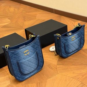 CH Denim Women Luxurys مصممين حقيبة نساء حقيبة اليد رسل خمر الأكياس من الجلد الأصلي نساء كتف الكتف Bag-1