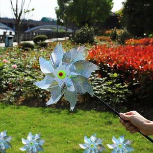 Decorazioni da giardino decorazione a vento Repellente per uccelli Reflective ruota filatore vento Blinder efficace per facile