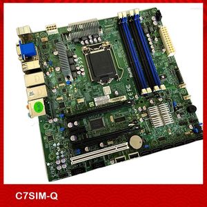 Motherboards Server Motherboard för Supermicro C7SIM-Q LGA1156 Q57 H57 H55 Fullt testad god kvalitet
