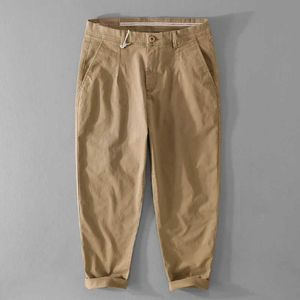 Męskie spodnie francuskie projektant wysokiej jakości bawełniany marka męskie spodnie zagęszczone pantalony hombre pantalon homme roupas masculinasl2405