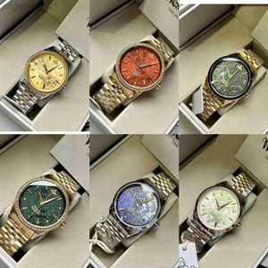 Western Kaiser Witwe Vivinne Jacquard geschnitztes Roter Zifferblatt Quarz Watch Watch kleines goldener Rose Red Damen Watchffzp