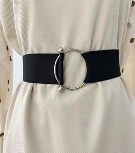 Cinturão fácil sem fivela de cintura de corpete da cintura para mulheres Wide Cummerbunds Designer Elastic Big Ceinture Belt Plus Size2048176