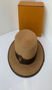 Summer Designer Straw Hats Women Bucket Hat Gentleman Cap Men High Quality Sun Hat Luxury Casquette Flattop Cap Fashion 22033069307