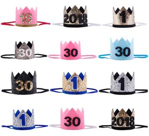 11630 vuxna barn födelsedagsfest hattar flickor kawaii prinsessan krona kepsar kvinnor födelsedagstårta mössor po props fest dekor7034547