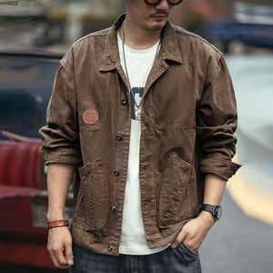 American Work Jacket Mens Spring e Autumn Roupes