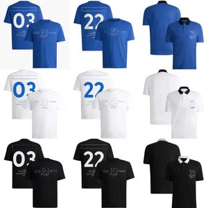 2024 NOWOŚĆ Driver T-shirt Formuła 1 wyścigowe fani wyścigowe koszulka Polo T-shirt Summer Mężczyźni Kobiety oddychające koszulki koszulki