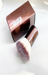 HG No7 Son Makyaj Pudrası Fırçası Yumuşak Taşınabilir Allık Bronzer Kabuki Fırça Kahverengi Metal Güzellik Kozmetik Kozmetik Tool3075187