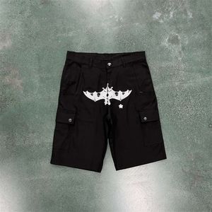 Novo Osbatt Dois os shorts de carga tendem novos shorts de trabalho bordados da moda bordados e femininos