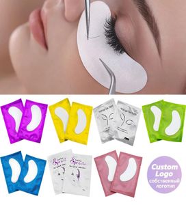 50Pairs Enfrenting Syashes Gel Patches Fiancos profissionais sob os olhos da EyeLASH Extensão de maquiagem Auxiliar Ferramenta de beleza2792759