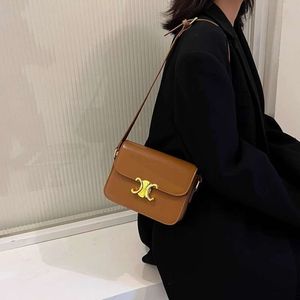 Women's Crossbody Fashion Versatile Style One Shoulder Small Square Bag Autumn and Winter New Triumphal Arch 80% factory wholesale