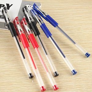 48PCS/LOT Black Blue Red 3 Kolor European Standard Gel School Teacher Student Student Pigienier