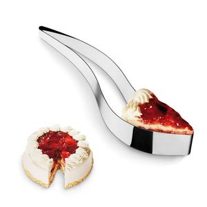 Slicer de bolo de bolo de aço inoxidável servidor servidor de bolos de bolo de biscoito serve a serve a faca de festas de festas eventos de casamento bastelas pizza pizza hw0251