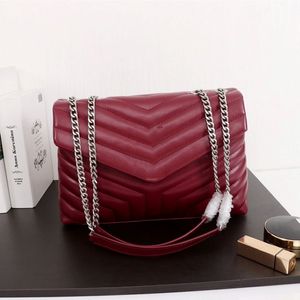 2021 designer luxury handbag shoulder bag ladies fashion metal chain leather crafted model459749 249q