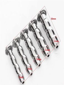 Male Stainless Steel Mushroom Head Catheter Urethral Sounding Stretching Stimulate Bead Dilator Penis Plug Adult BDSM Sex Toy S0054058401