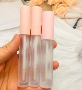 NOVO 3ML 5ml Lip Gloss TubesEmpty Lip Balm Bangress Pink Capfrosted Lipstick Cosmetic Packing Container 2010126900170