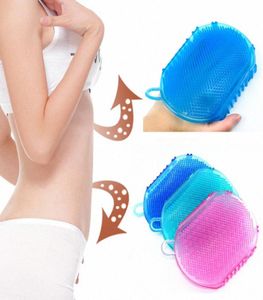 CelanTi Cellulit Rękawiczki do kąpieli Exfoliation Brush Body Body Massager Silikon złuszczający szczotka Scrubber Scrub GL6834606