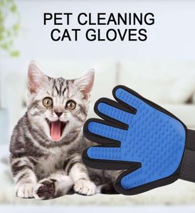 Husdjurskatt handske för djurkam katt grooming försörjning rengöring handske deshedding höger hand hårborttagning pensel finger touch handske4717061