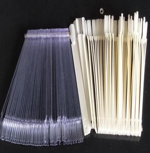 50st Nature 50st Clear Nail Art Tips Stick Display Fan Board for Nail Art Supply5886891
