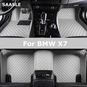 Коврики ковриков Saasle Custom Car Male Mat для BMW X7 G07 Автомобильные ковры коврики аксессуары T240509