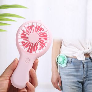 Portable Hand Fan Rechargeable Cooling Mini Usb Fan Hany Lady Children Pocket Fans Mini Ventilator with Phone Holder