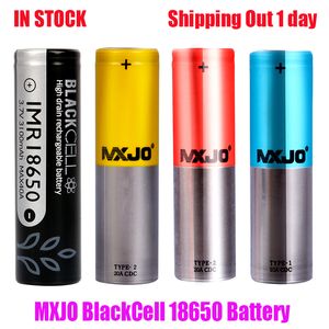 Autentico MXJO 18650 Batteria Blackcell Blackcell IMR18650 Tipo 1 2 Blu giallo Red 3000Mah 3100MAH 3500MAH BATTERIE DI LITHIO GENUINE