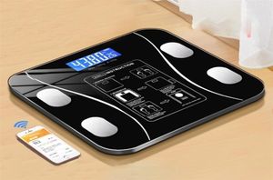 Body Fat Scale Bluetooth S Smart Wireless Digital Badrum Viktkomposition Analysator som väger 2204208597077