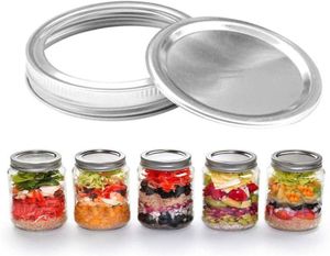 70mm86mm normal ağız konserve kapakları Bantlar Splittype Mason Jar Canning Lids için Sızdırmaz, Stock 6098637 Mühür Halkaları ile Kapaklar