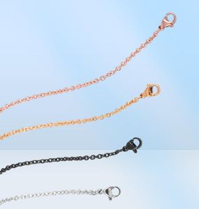 4 verschiedene Farben Anhänger Halskettenketten