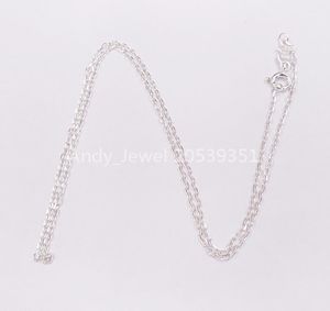 Autentisk 925 Sterling Silver Necklace Bear Chain Choker passar European Bear Jewelry Style Gift 0119056121460522