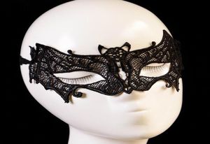 Halloween Masquerade sexy Lady Lace Maske Bat Maske Party Black4654758