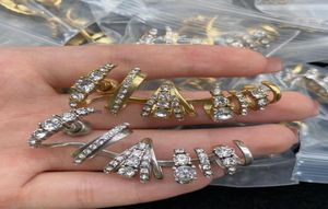 1 piece Ear Cuff Hiphop Rock Punk Earring Ear Studs Skull Skeleton Head Crystal Diamonds Earbone Clip Earrings Women039s Man03030719
