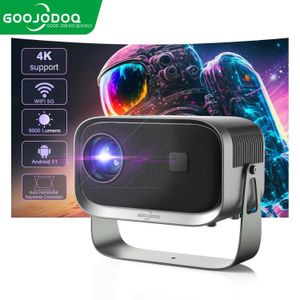 Proiettori Mini proiettore 3D Cinema 3D Portable Home Theater LED Video Proiettore WiFi Mirror Android iOS 1080p Video 4K Smartphone J0509