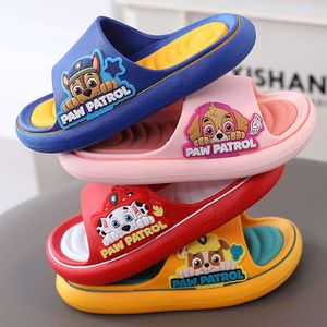 Wang Team Summer Indoor Home Children's Cartoon Cute One Word for Men and Women, Anti Slip Bathroom Slippers