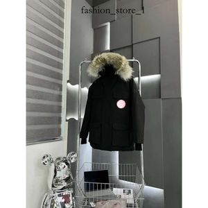 Canadas Goosejacket Luksusowy projektant Down Parkas Kurtki zimowe ubrania robocze kurtka na zewnątrz zagęszczona moda ciepła utrzymanie para na żywo transmisja gęsi kurtka 810