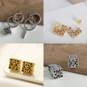 Tasarımcı Stud Küpe Tasarımı Kadın Mücevherleri Düğün Partisi Hediyeleri Aşk Kız Küpe 18k Altın Kaplama Butik Takı Yeni Cazibe