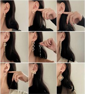 후프 귀걸이 여성 039S 네트 레드 디자인 진주 및 기질 간단한 귀 액세서리 3725473