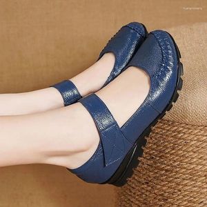 Casual Shoes Fashion Wedges Mary Janes für Frauen 2024 Frühlings Sommer JK Uniform Japanische Marke Leder Moccasins
