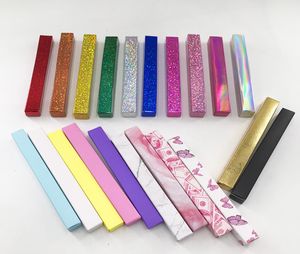 Whole Silvergoldpinkshiny Parebaging Paper Box Pupstick Pupstick Pumping Box Case 20pcs Подарочная шкафа для глаз6173262