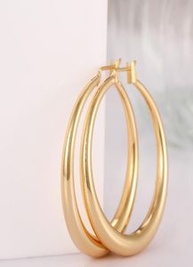 Todos os dias jóias femininas clássico de breol simples de argola de alergia 18k preenchimento de ouro 2pcs a mazon Sell69888725