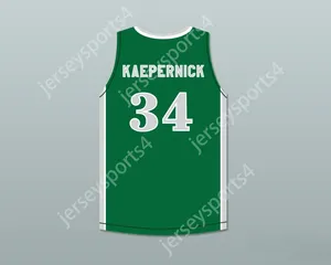 MENS Custom Mens Youth/Kids Colin Kaepernick 34 John H. Pitman High School Pride Green Basketball Jersey 2 S-6xl cuciti in alto