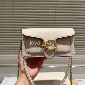 Designer Bag Tabby Mini Pearl Shoulder Crossbody For Women Genuine Leather Sacoche Borse Letters Bolso Lady Cross Body