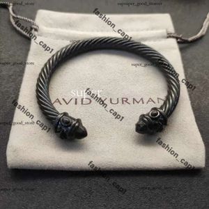 Pulseira de jóias de designer Dy David Yurma Bracelete x 7mm para mulheres Pulverização de pulseira de alta qualidade da estação CUVO CURSO CURCELA CROME