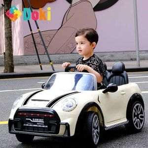 Carrinhos de bebê# Doki Toy Scooters elétricos Childrens pode ser usado para meninos e meninas, carros de brinquedo com controle remoto podem ser usados para bebês quentes 2024 T240509