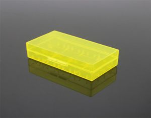 Portabelt plastbatterifodral Box Safety Holder Storage Container Pack Batterier för 218650 eller 418350 litiumjonbatteri E CIG 1414754